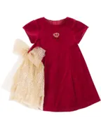 ALLOVIN Velvet Tulle Party Dress