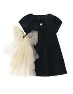 ALLOVIN Velvet Tulle Party Dress