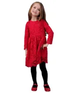 ALLOVIN Vintage A-Line Lace Dress