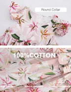 Allovin Toddler Girl Birthday Cap Sleeveless Casual Lily Floral Printed Dress