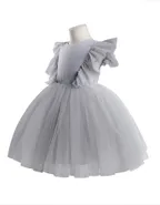 ALLOVIN Sheer back Party Dress