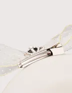 Allovin Toddler Girls Rhinestone Crown Decor Bow Hairpin