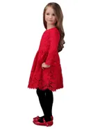 ALLOVIN Vintage A-Line Lace Dress