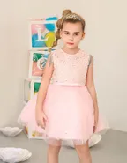 Toddler Girl Sequins Sleeveless Formal Ball Gown Party Dress