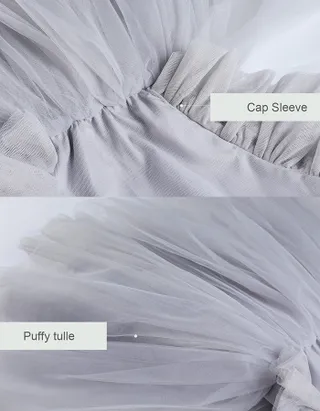 ALLOVIN Sheer back Party Dress