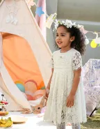 Allovin Floral Headband Crown for Weddings and Special Occasions