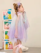 ALLOVIN Flower Sequin jersey Dress