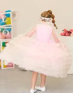 Toddler Girl Sleeveless Spanish Tulle Princess Ball Party Dress