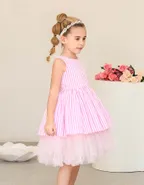 Toddler Girl Sleeveless Spanish Tulle Princess Ball Party Dress