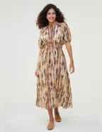 ALLOVIN The Jade Linen Dress