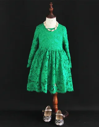 ALLOVIN Vintage A-Line Lace Dress