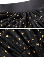ALLOVIN Sparkly Stars Tutu Skirt