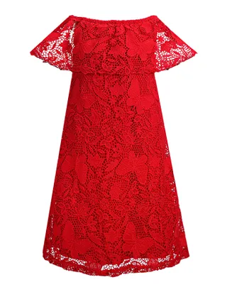 Toddler Girl Off Shoulder Lace Dress