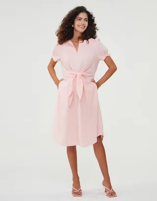 ALLOVIN The Linen Dress