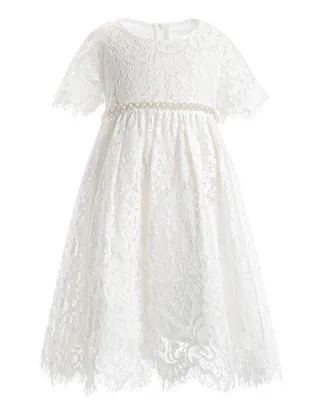 ALLOVIN Floral Lace Boho Dress