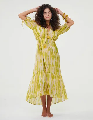 ALLOVIN The Linen Dress