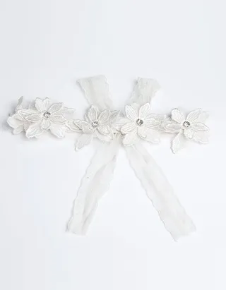 Allovin Cute Lace Tie-Back Headband