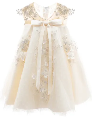 Allovin Toddler Girl A-Line Formal Sleeveless Sequins Dress