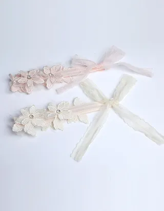 Allovin Cute Lace Tie-Back Headband