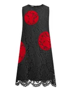 Toddler Girl Heart-Shaped Embroidery Lace Dress