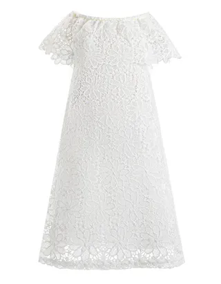 Toddler Girl Off Shoulder Lace Dress