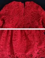 ALLOVIN Vintage A-Line Lace Dress