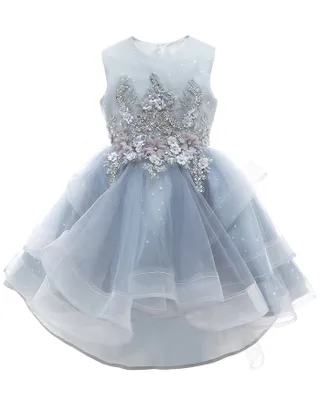 ALLOVIN Sequins Tulle Party Dress