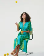 ALLOVIN The Linen Dress