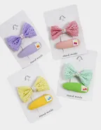 Allovin Toddler Girls Bow Hairpin 5 Pcs