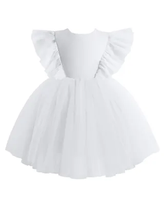 ALLOVIN Sheer back Party Dress