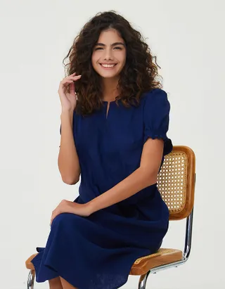 ALLOVIN The Linen Dress