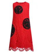 Toddler Girl Heart-Shaped Embroidery Lace Dress