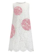 Toddler Girl Heart-Shaped Embroidery Lace Dress