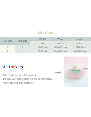 Allovin Tutu Skirt for Baby Toddler Girls