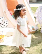 Allovin Lace Tie-Back Headband