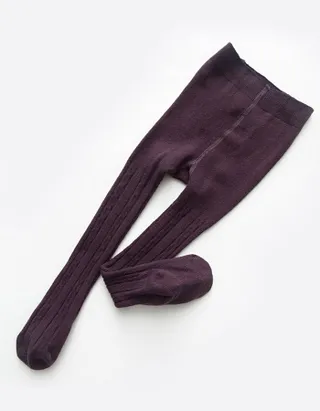 ALLOVIN 4pairs Cable Knit Cotton Leggings