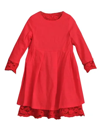 ALLOVIN Vintage A-Line Lace Dress