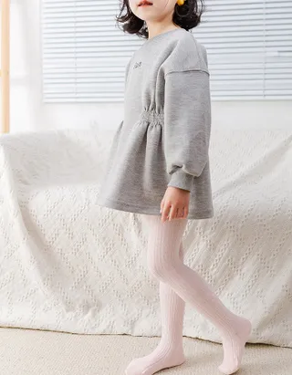 ALLOVIN 4pairs Cable Knit Cotton Leggings