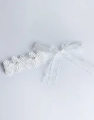 Allovin Lace Tie-Back Headband
