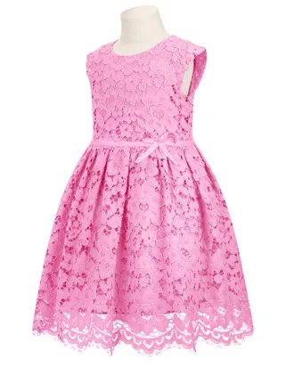 ALLOVIN Toddler Girl A-Line Wedding Lace Dress