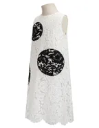 Toddler Girl Heart-Shaped Embroidery Lace Dress