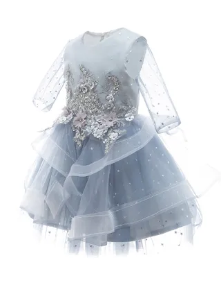 ALLOVIN Sequins Tulle Party Dress