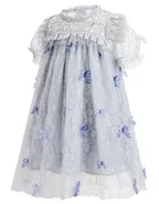 ALLOVIN Toddler Girl 3D-Butterfly Lace Tulle Dress