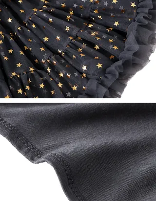 ALLOVIN Sparkly Stars Tutu Skirt
