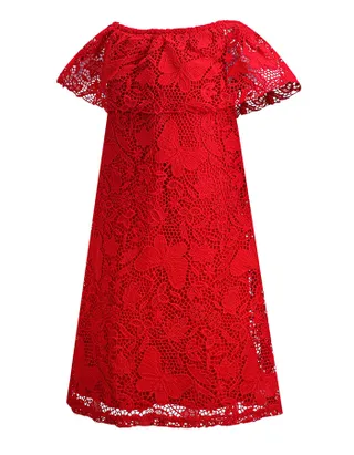 Toddler Girl Off Shoulder Lace Dress