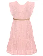 ALLOVIN Toddler Girl's Vintage Boho A-Line Lace Dress