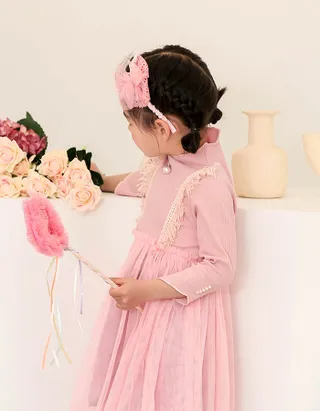 Allovin Lace Bow Decor Headband