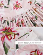 Toddler Girl Sundress Sleeveless Summer Floral Lace Casual Dress