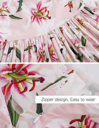 Toddler Girl Sundress Sleeveless Summer Floral Lace Casual Dress