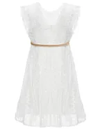 ALLOVIN Toddler Girl's Vintage Boho A-Line Lace Dress